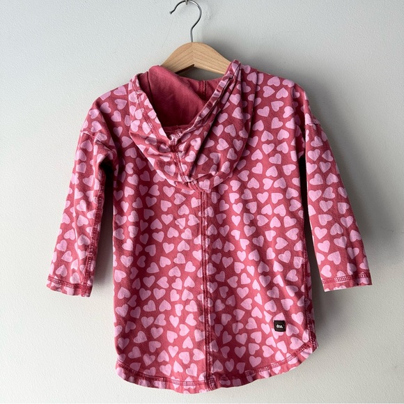 Tea Collection Heart Print Hoodie - Picture 5 of 7